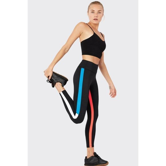 Splits59 Pants - Splits 59 neon and black high waist leggings
